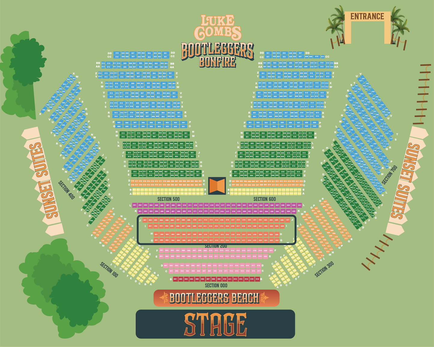 4-6 Person Cove | Sec 200 Bootleggers Bonfire '25