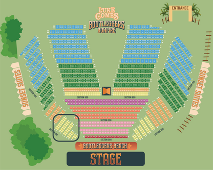 2 Person Cove | Sec 100 Bootleggers Bonfire '25