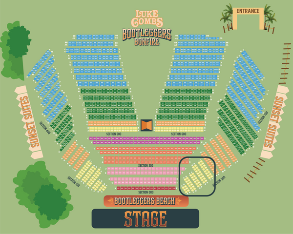 2 Person Cove | Sec 300 Bootleggers Bonfire '25 – Topeka Vacations